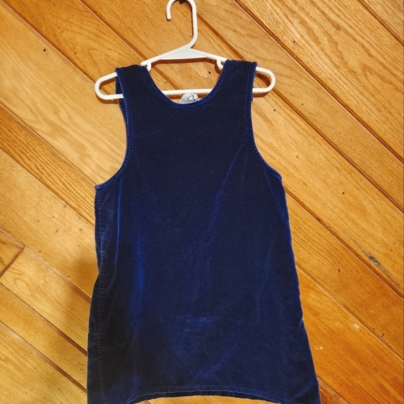 In Design dark blue sleeveless little girl size 6 dress - Picture 5 of 6